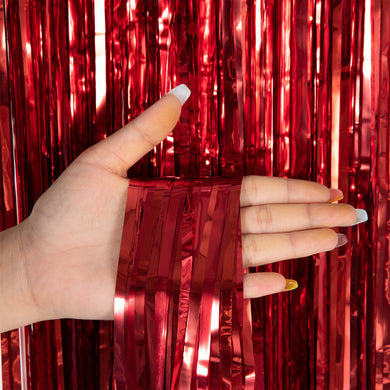 Big Shiny Macaron Foil Curtain Backdrop
