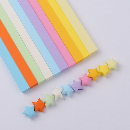 Origami Star Paper Strips
