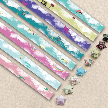 Origami Star Paper Strips