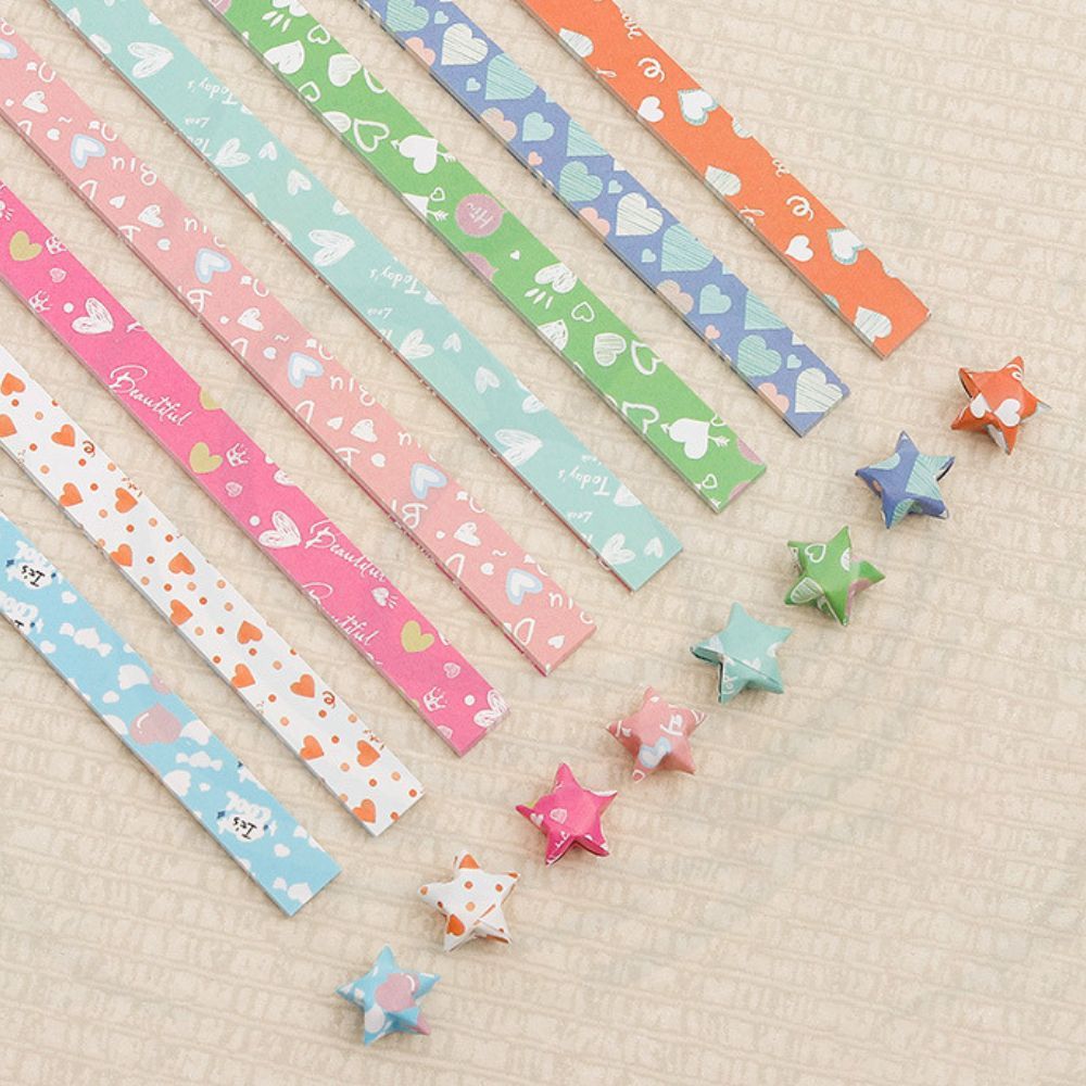 Origami Star Paper Strips