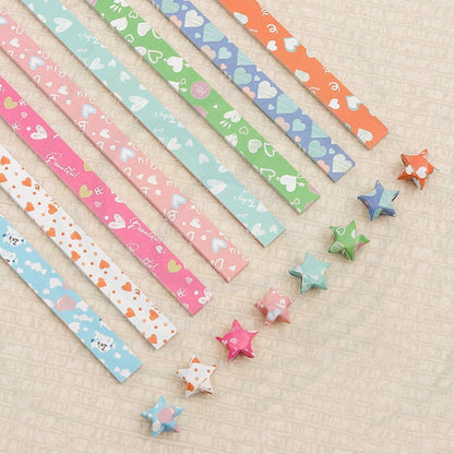 Origami Star Paper Strips