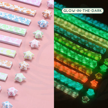 Origami Star Paper Strips