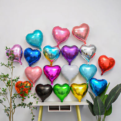 18-Inch Heart Shaped Foil Balloons