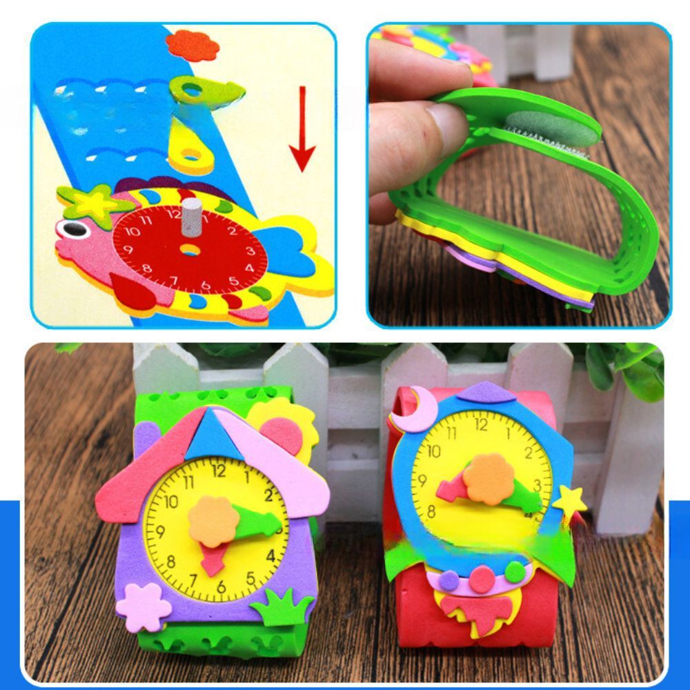 DIY EVA Foam Artwork Kit Button Pom Pom Crafts