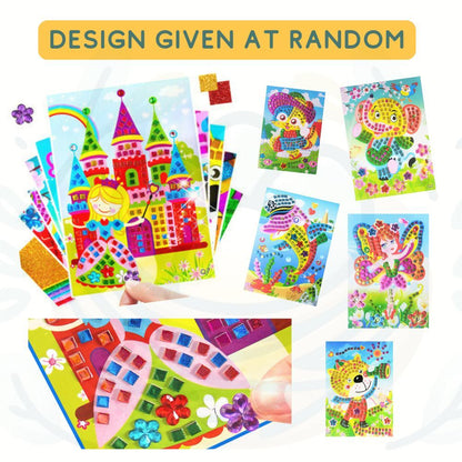 DIY EVA Foam Artwork Kit Button Pom Pom Crafts