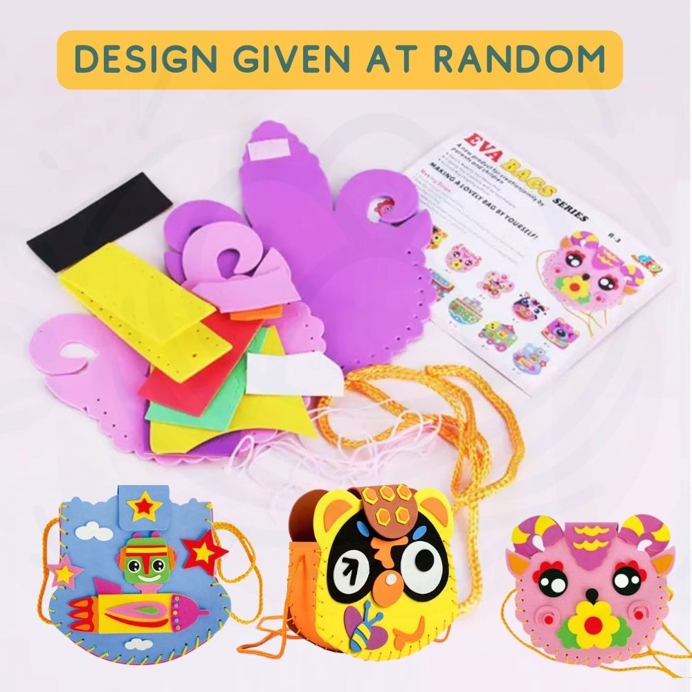 DIY EVA Foam Artwork Kit Button Pom Pom Crafts