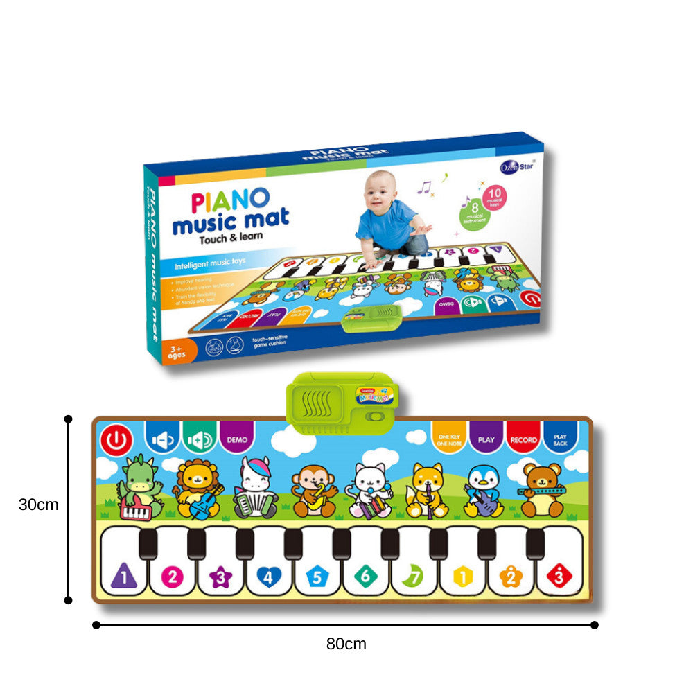 Kids Electronic Music Mat – 2-in-1 Piano & Drum Set