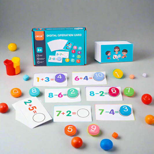 Kindergarten Spelling & Math Game Set