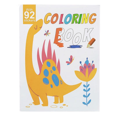 Kids Cartoon Coloring Book with Stickers