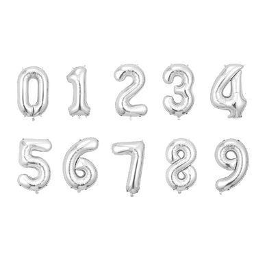 32-Inch Number Foil Balloons for Birthday and Party Decorations