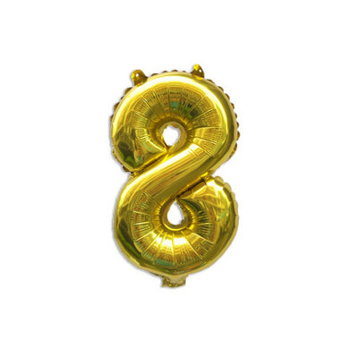 32-Inch Number Foil Balloons for Birthday and Party Decorations