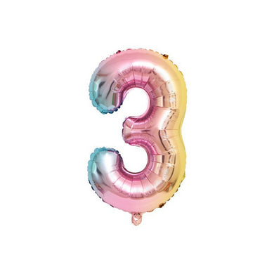 32-Inch Number Foil Balloons for Birthday and Party Decorations