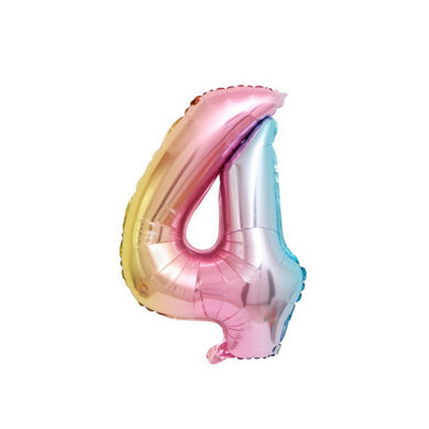 32-Inch Number Foil Balloons for Birthday and Party Decorations