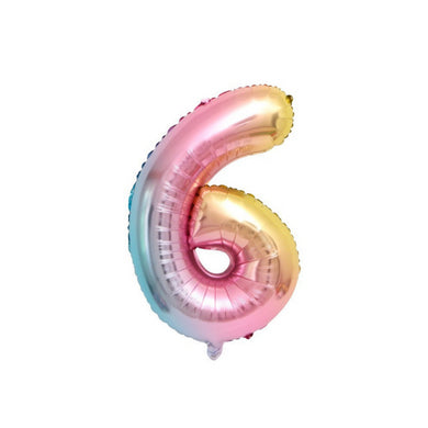 32-Inch Number Foil Balloons for Birthday and Party Decorations