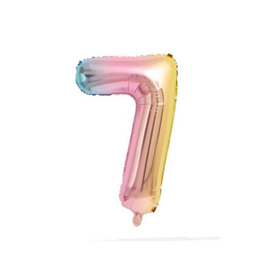 32-Inch Number Foil Balloons for Birthday and Party Decorations