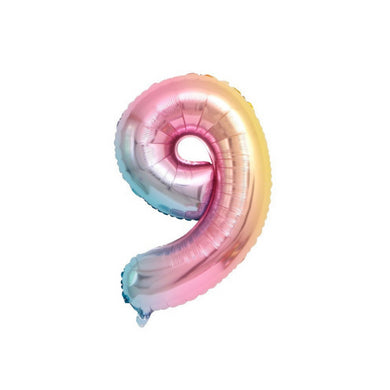 32-Inch Number Foil Balloons for Birthday and Party Decorations