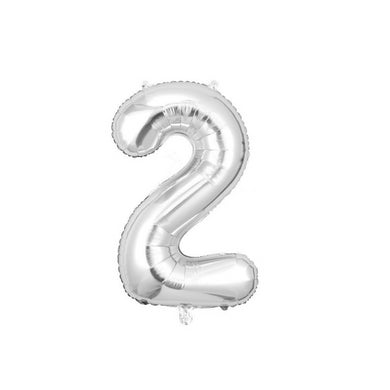 32-Inch Number Foil Balloons for Birthday and Party Decorations