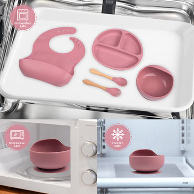 Kid's Silicone Feeding Set