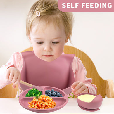 Kid's Silicone Feeding Set