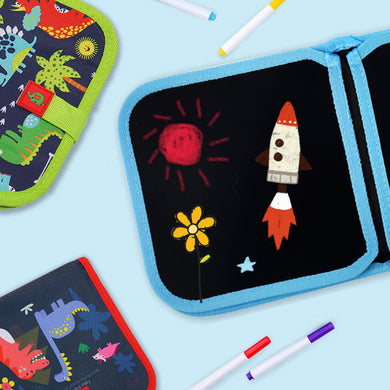 Portable Kids' Double-Sided Drawing Board