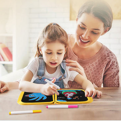 Portable Kids' Double-Sided Drawing Board