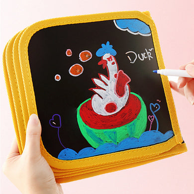 Portable Kids' Double-Sided Drawing Board