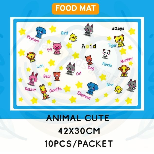 10pcs Disposable Baby Bibs & Food Mats & Drool Bibs