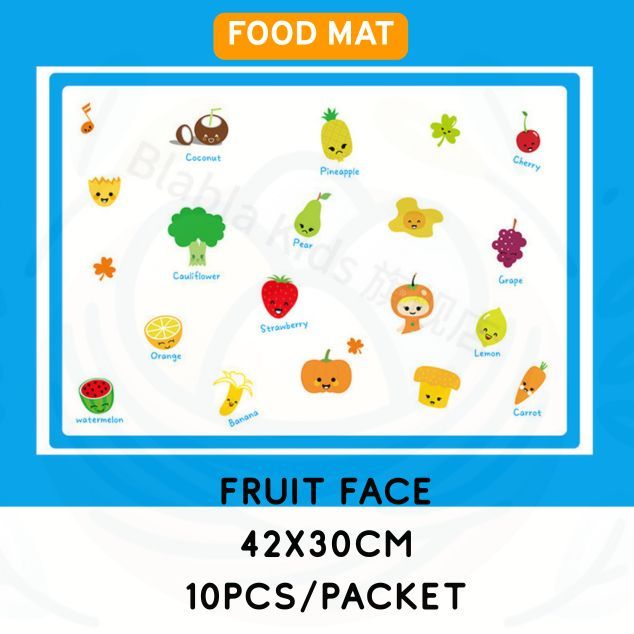 10pcs Disposable Baby Bibs & Food Mats & Drool Bibs