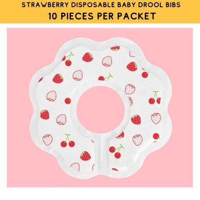 10pcs Disposable Baby Bibs & Food Mats & Drool Bibs