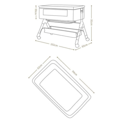 Multifunctional Baby Bedside Crib