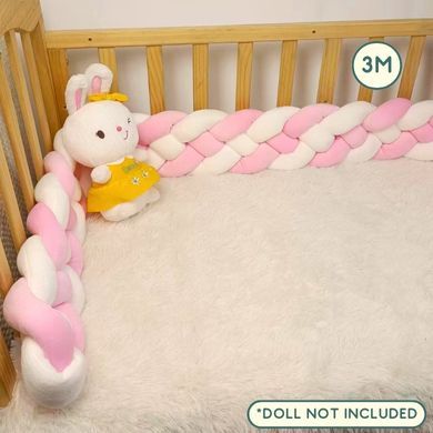 Thick 4-Strand Baby Crib Bumper