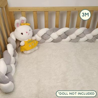 Thick 4-Strand Baby Crib Bumper