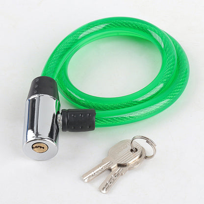 Heavy-Duty Bicycle Lock, 5-Digit Combination Cable Lock or Key Lock