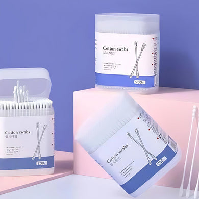 Double-Ended Baby Cotton Swabs