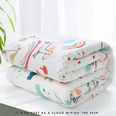 4-Layer Cotton Baby Blanket Towel
