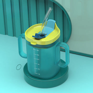 Baby and Toddler Milk Cup with Straw Scale