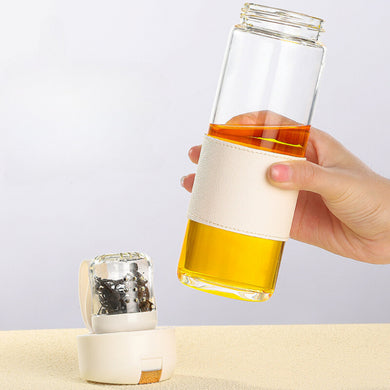 Stainless Steel Borosilicate Glass Cup