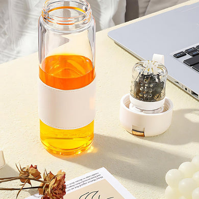 Stainless Steel Borosilicate Glass Cup