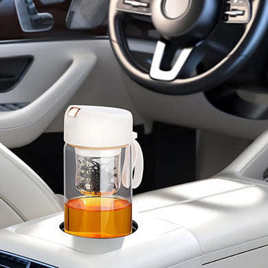 Stainless Steel Borosilicate Glass Cup