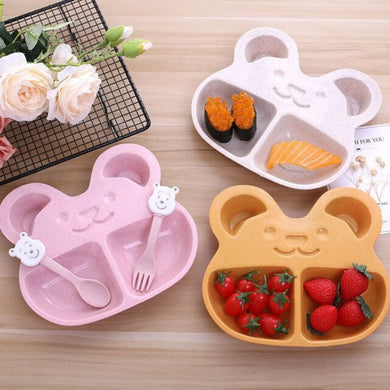 Biodegradable Wheat Straw Children's Tableware Set