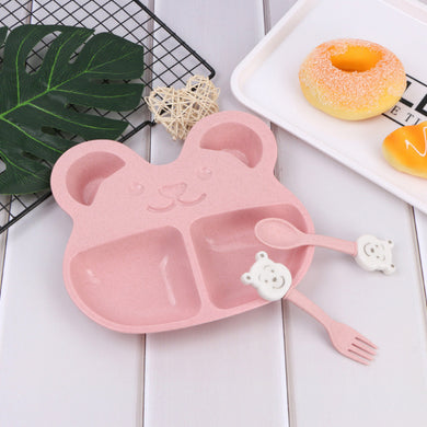 Biodegradable Wheat Straw Children's Tableware Set