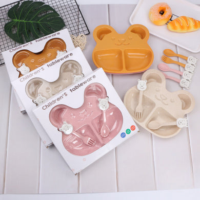 Biodegradable Wheat Straw Children's Tableware Set