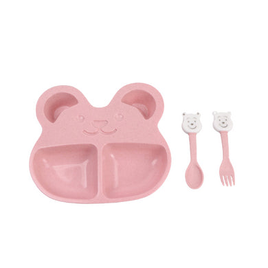 Biodegradable Wheat Straw Children's Tableware Set