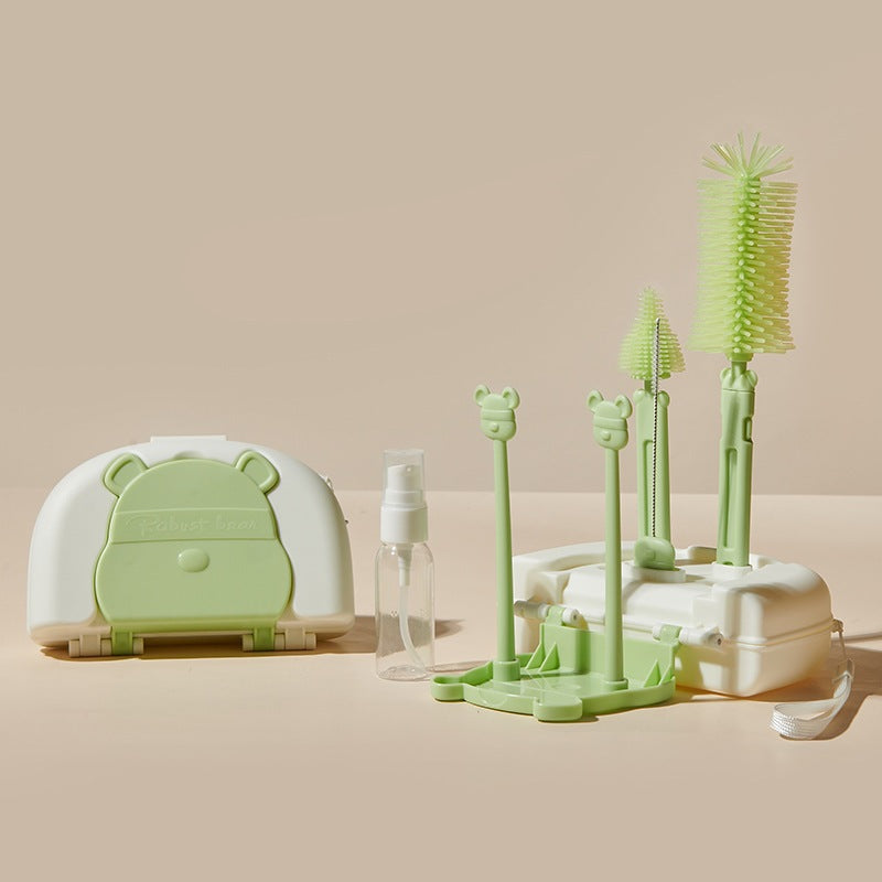 Portable Bottle Brush Set