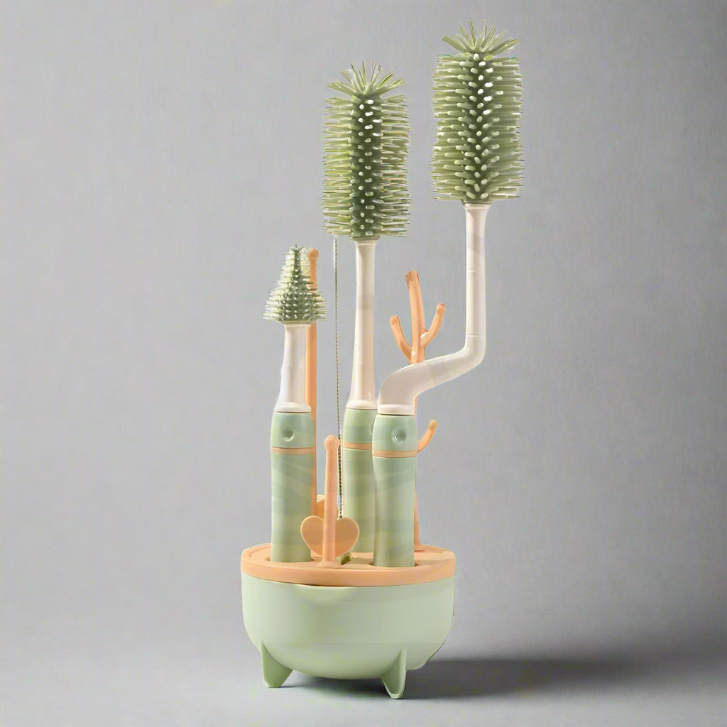 Portable Bottle Brush Set