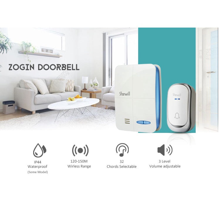 RF Remote Control Door Chime Switch