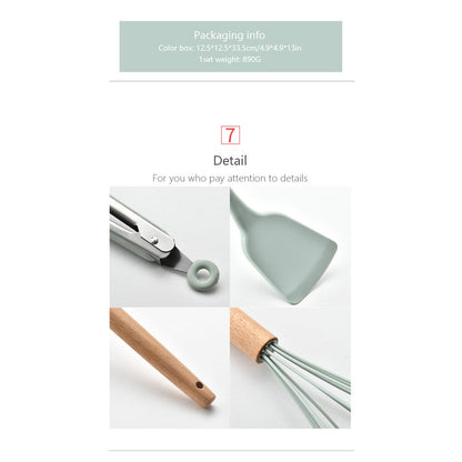 11pcs Silicone Kitchenware Cooking Utensils Set