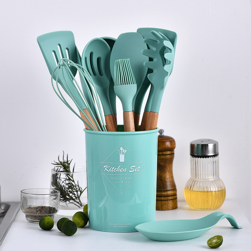 11pcs Silicone Kitchenware Cooking Utensils Set