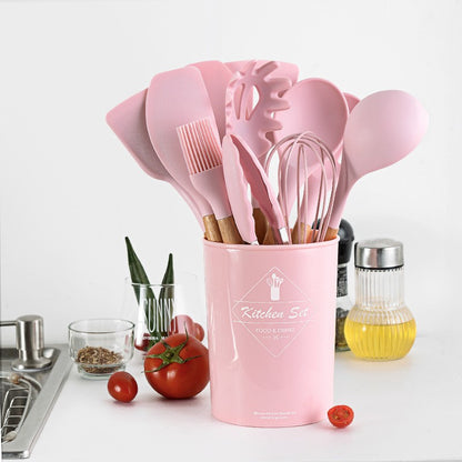 11pcs Silicone Kitchenware Cooking Utensils Set