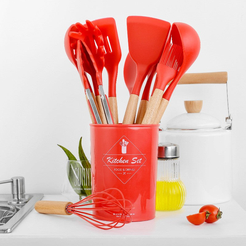 11pcs Silicone Kitchenware Cooking Utensils Set